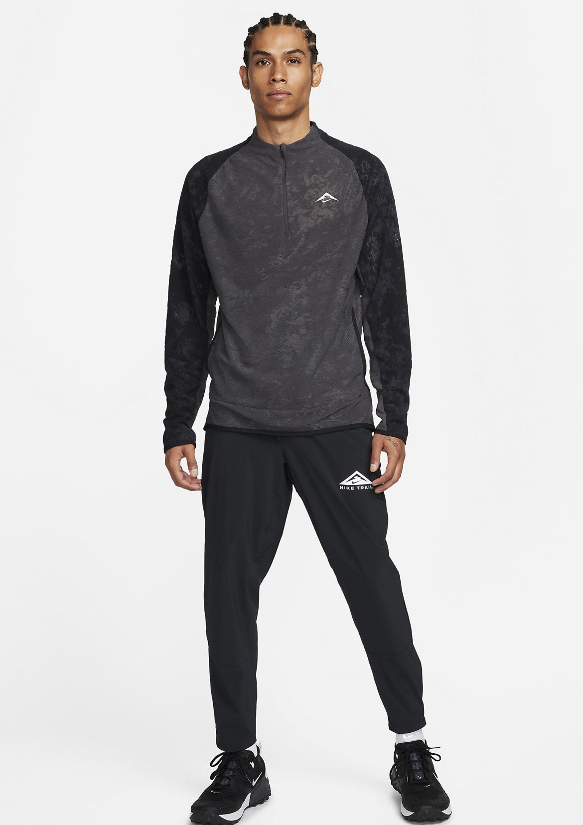 Zip Running Nike Trail Black