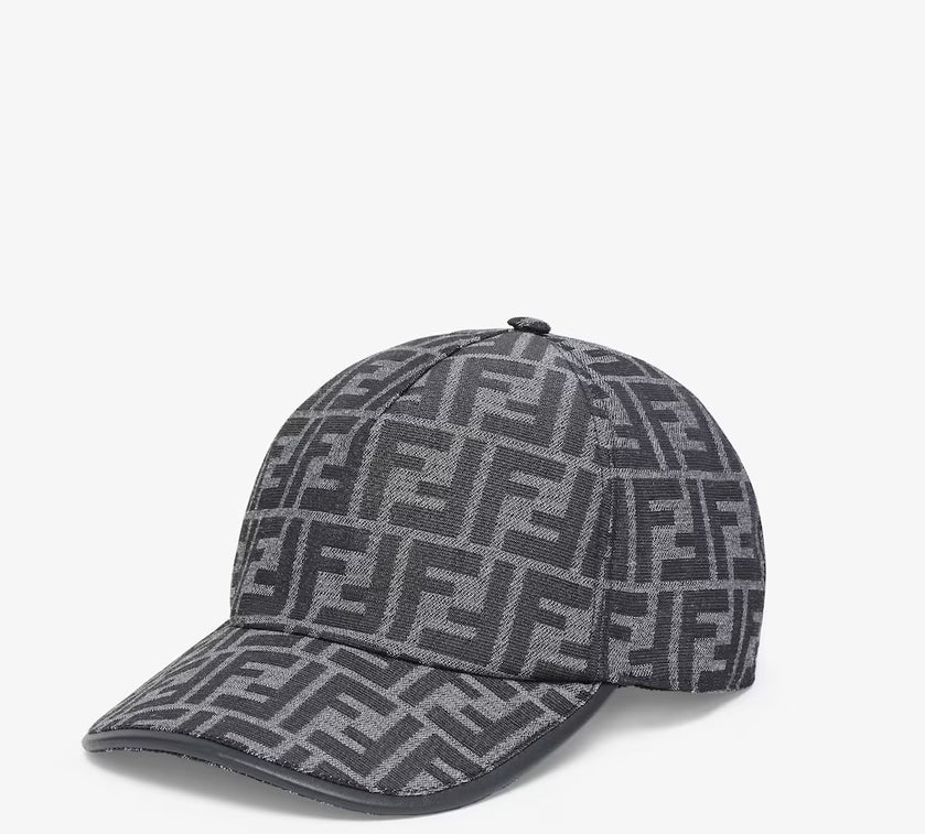 Casquette Fendi Grey,Black
