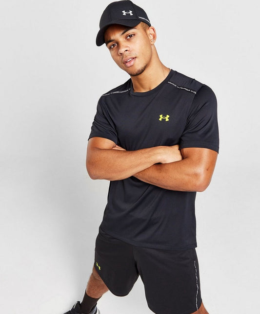T-Shirt Under Armour Black,Yellow