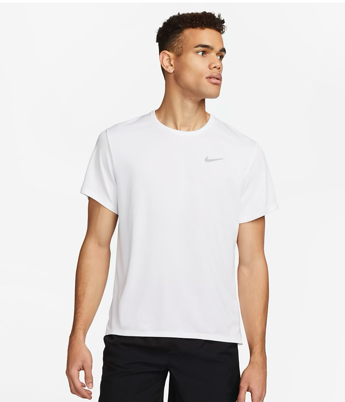 T-Shirt Running Nike White