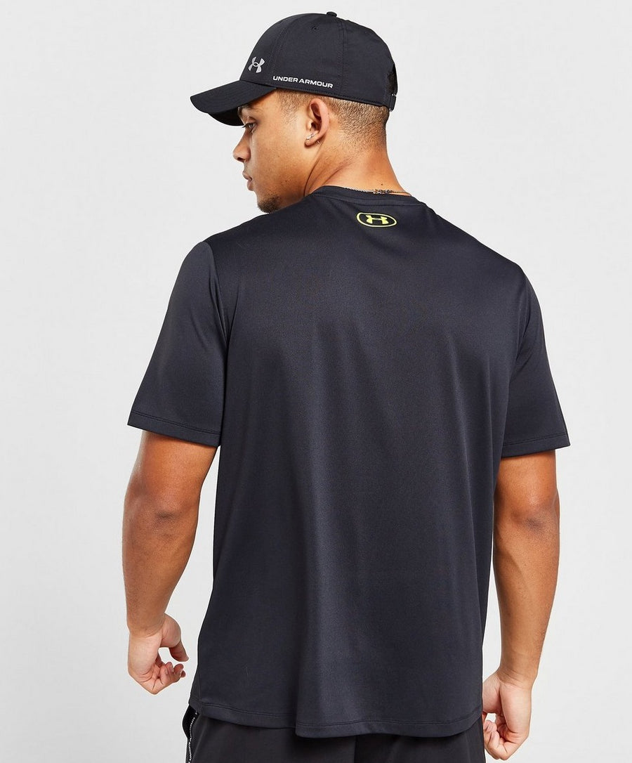 T-Shirt Under Armour Black,Yellow