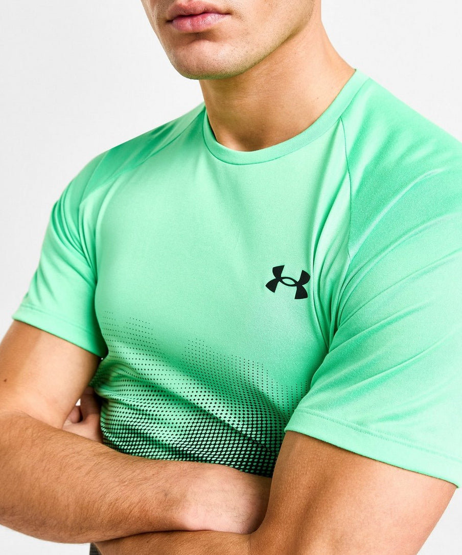 T-Shirt Under Armour Dégradé Green,Black