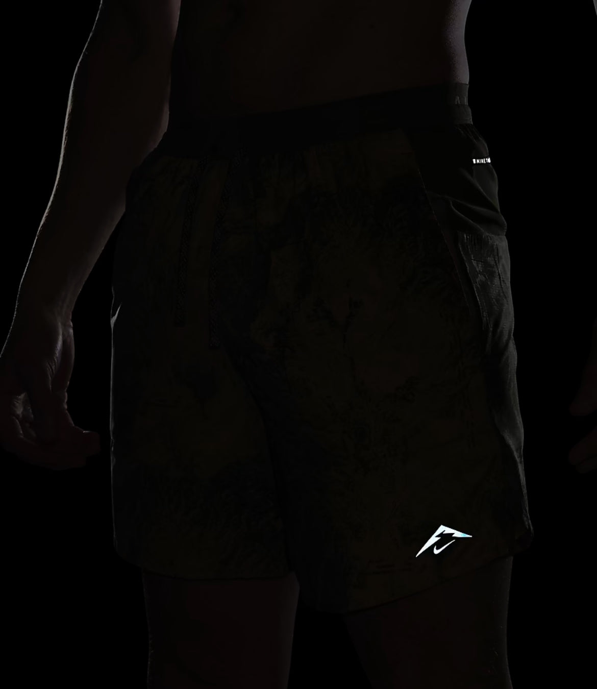 Short Running Nike Trail Camouflage Brown,Green