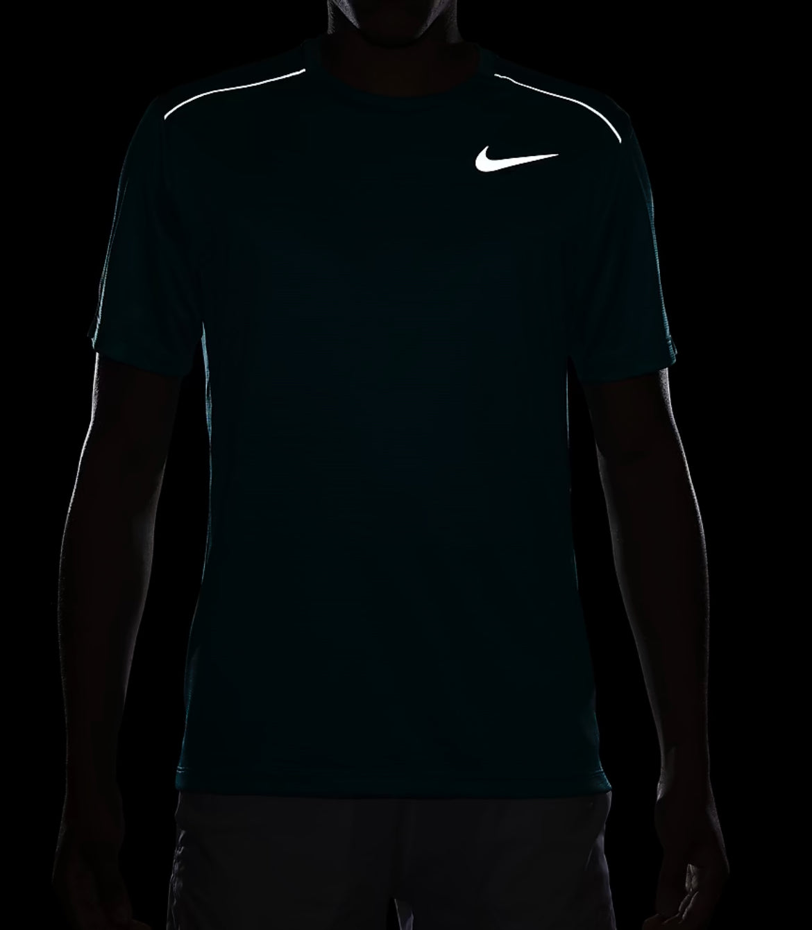 T-Shirt Running Nike Green