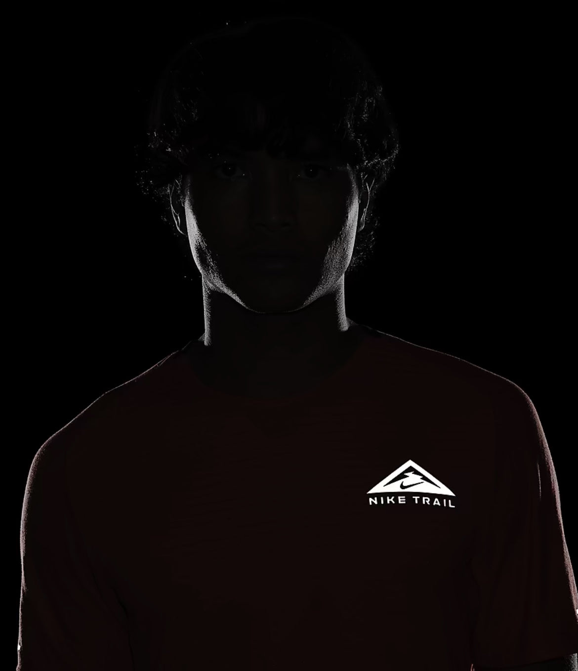 T-Shirt Running Nike Trail Red