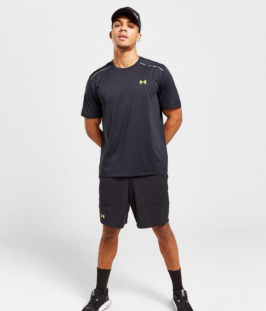 T-Shirt Under Armour Black,Yellow