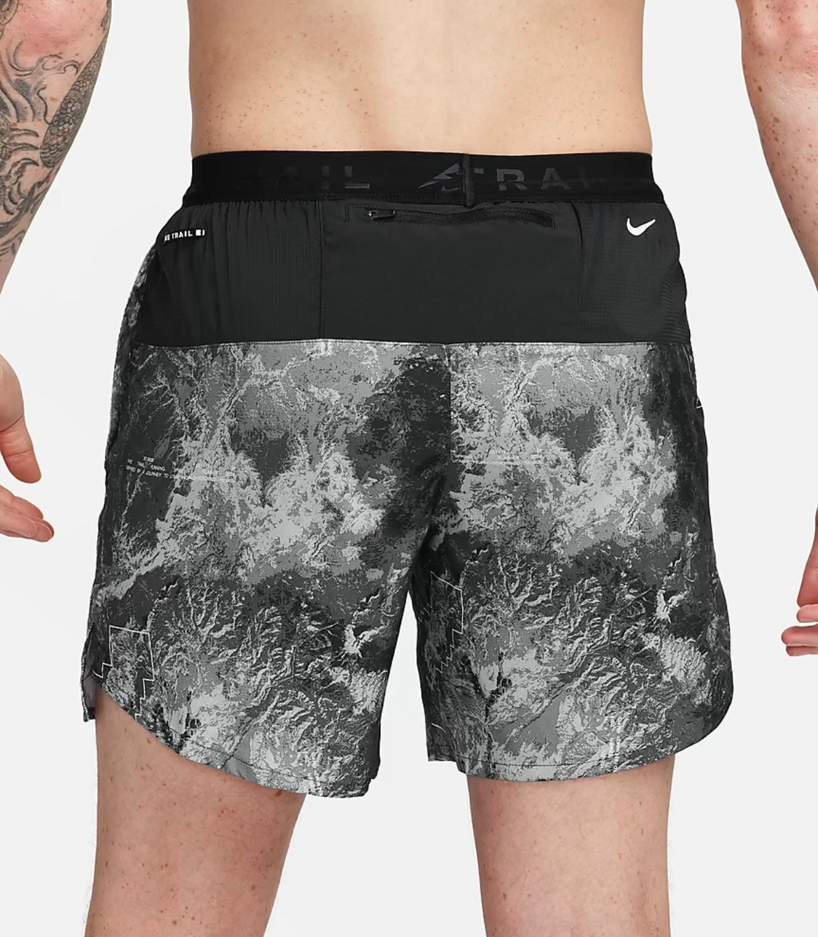 Short Running Nike Trail Camouflage Black,Grey