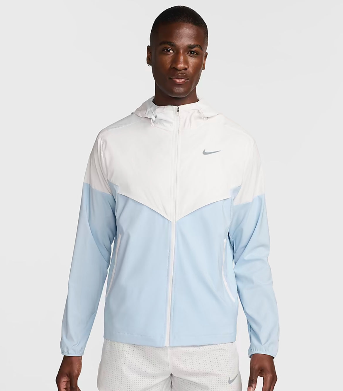 Veste Running Nike White,Blue