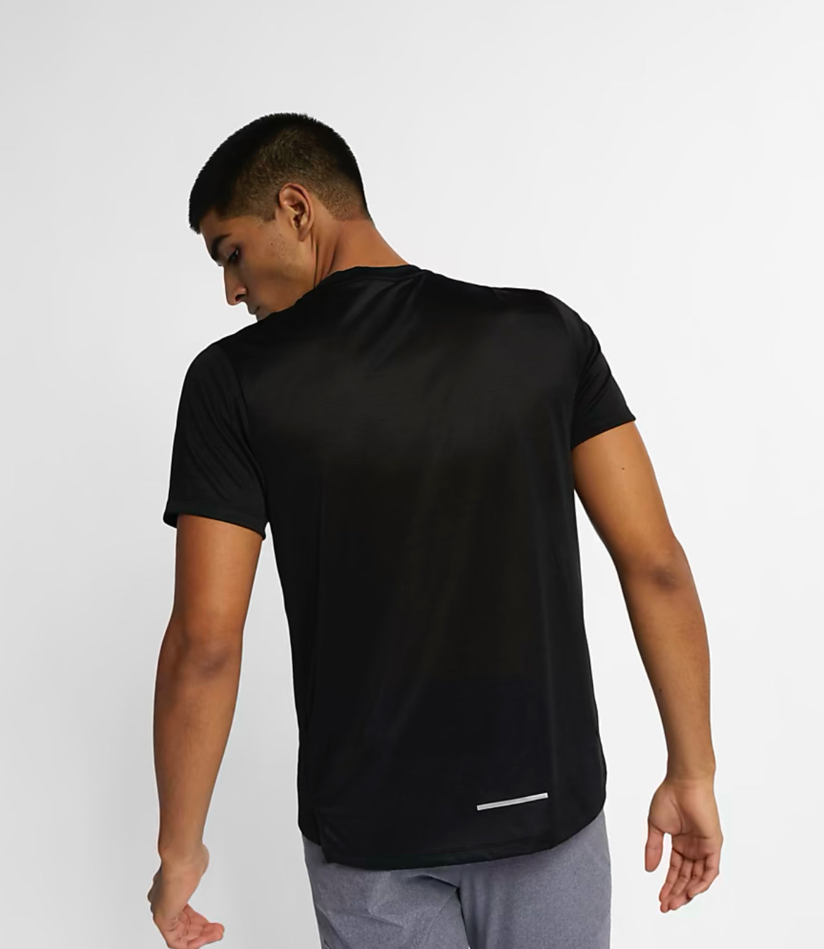 T-Shirt Running Nike Black