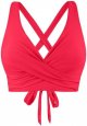 Exclusive Women's Full Coverage Bikini Gathering Swimsuit Top Sports Bra Swimsuit Top Gothic Shirts for