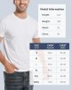 Mens Bamboo Viscose T Shirt Ultra Soft Plain Tshirts for Men Cooling Crew Neck Casual Basic Tee Shirt Undershirt