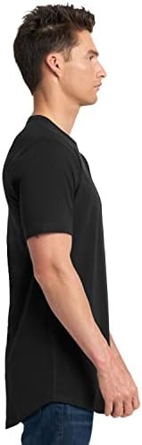 Mens Cotton Long Body Crew