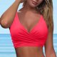 Exclusive Women's Full Coverage Bikini Gathering Swimsuit Top Sports Bra Swimsuit Top Gothic Shirts for